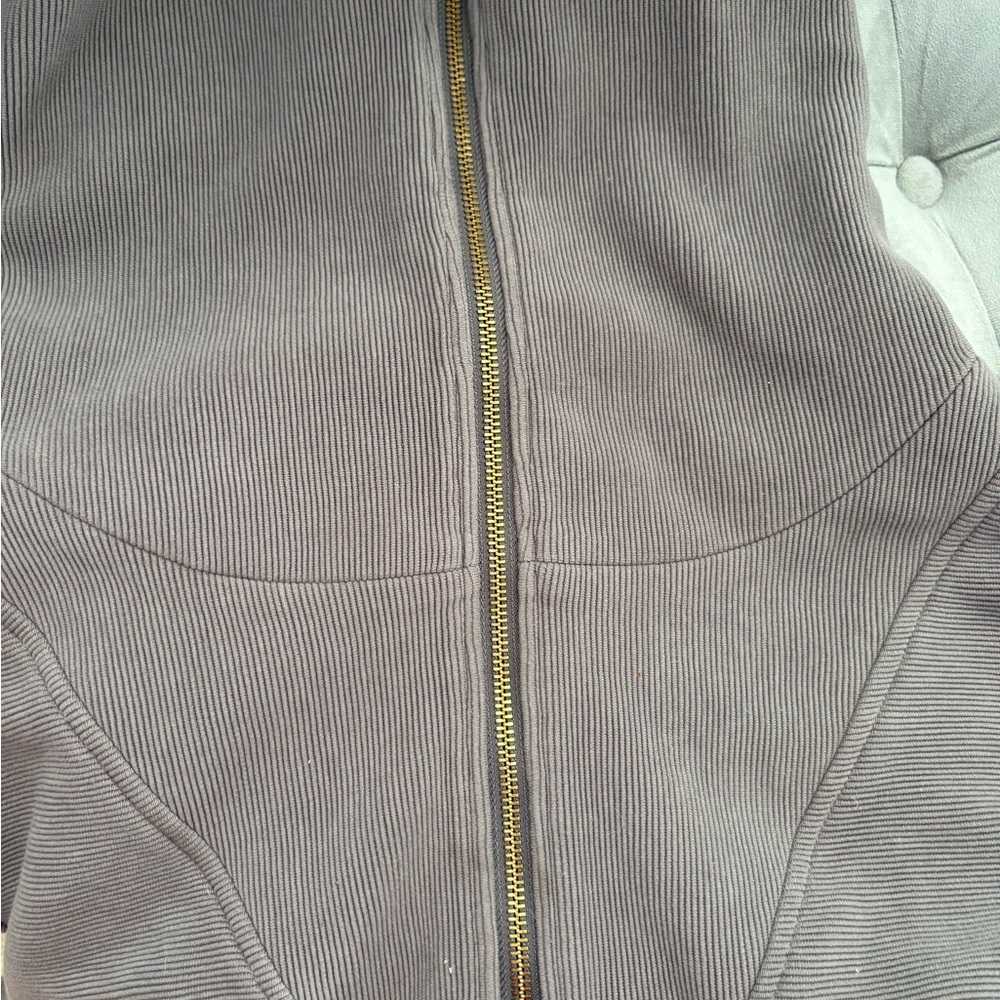 Varley women's Vine pullover Large Gray Zipper Sweatshirt deep charcoal - Picture 2 of 4